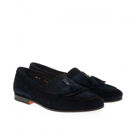 Santoni uomo mocassini con nappine